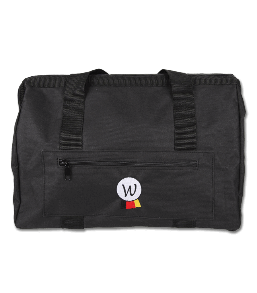 Zwarte opbergtas ruitersport