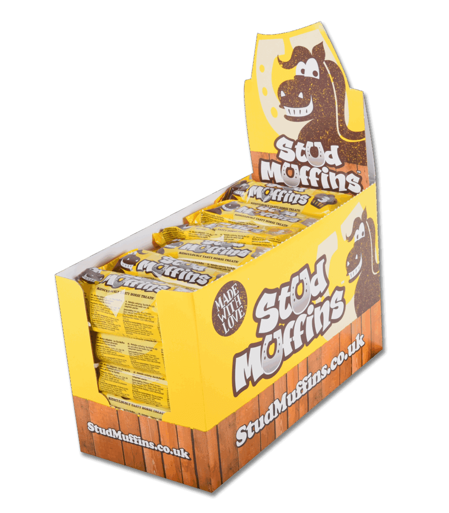 Paardensnacks stud muffins, 30 verpakkingen à 3 stuks