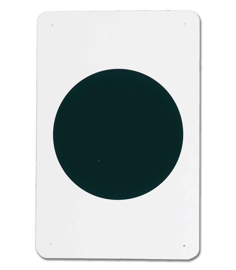 Plastic point of circle voor dressuur