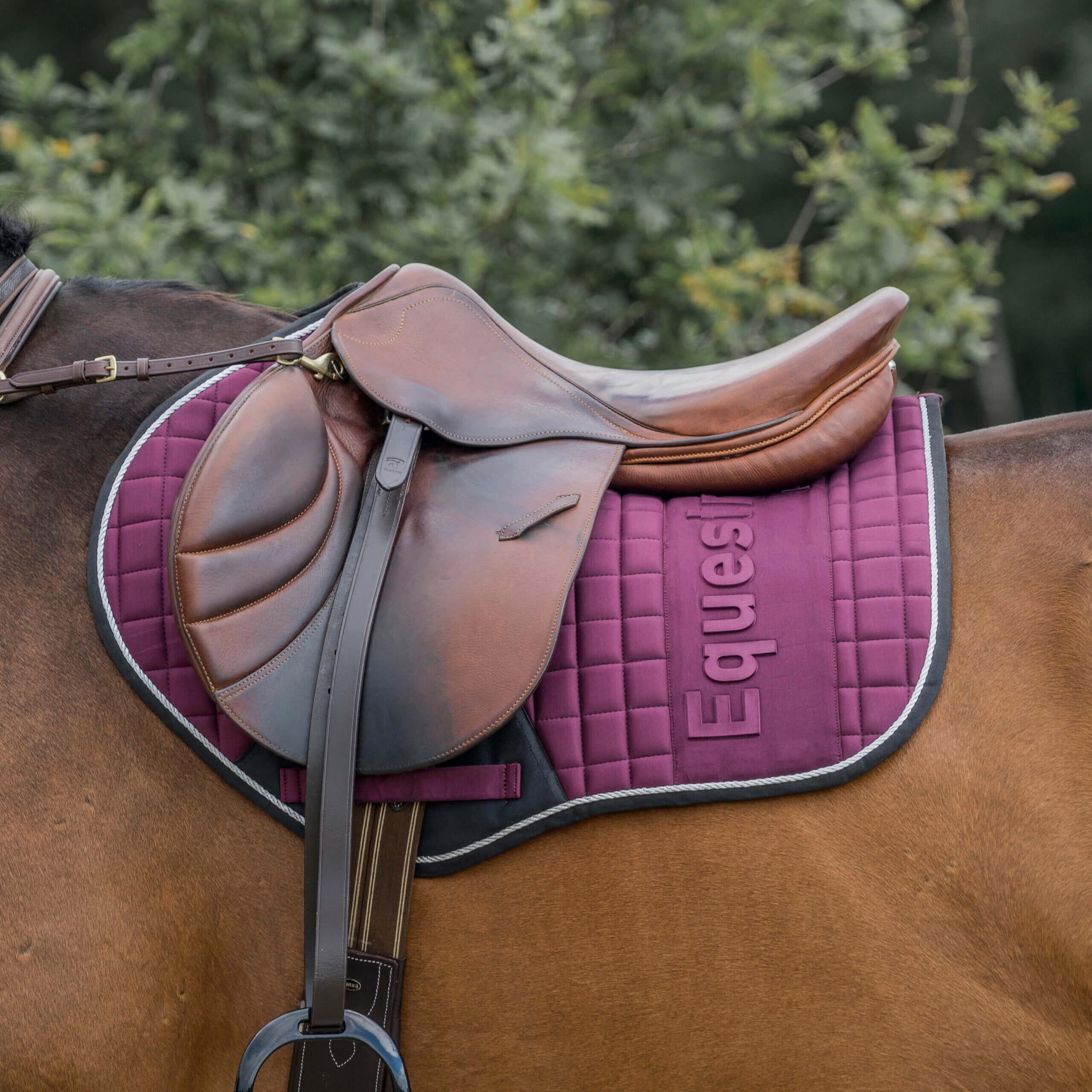 Equestrian Pro Embossed Zadeldek Cc - Afbeelding 2