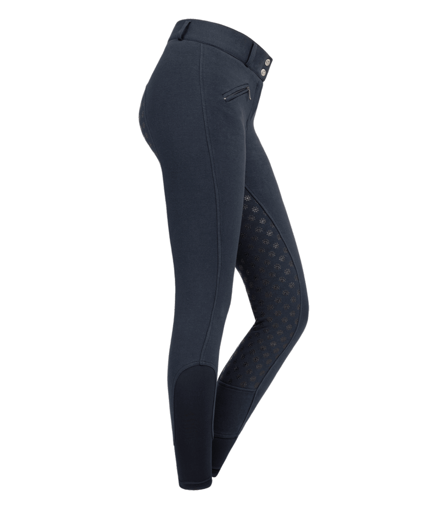 Thermische hoge taille paardrijbroek met siliconen grip