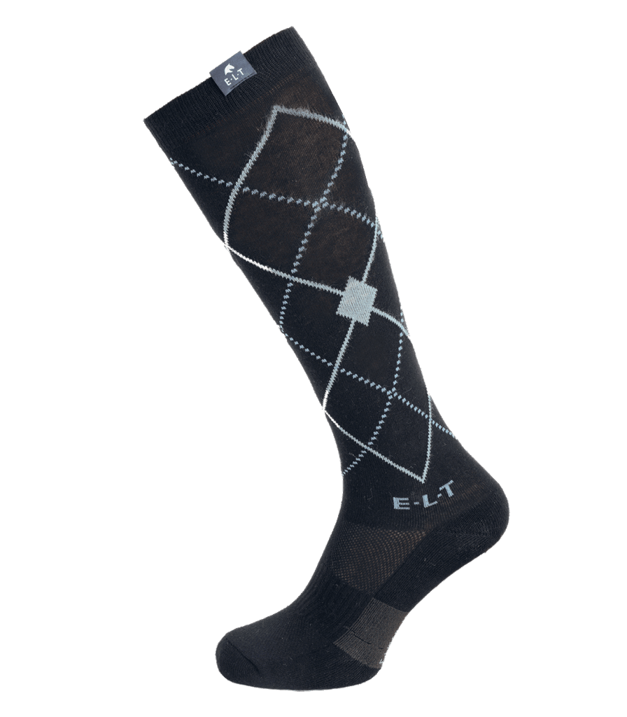 Argyle paardrijsokken