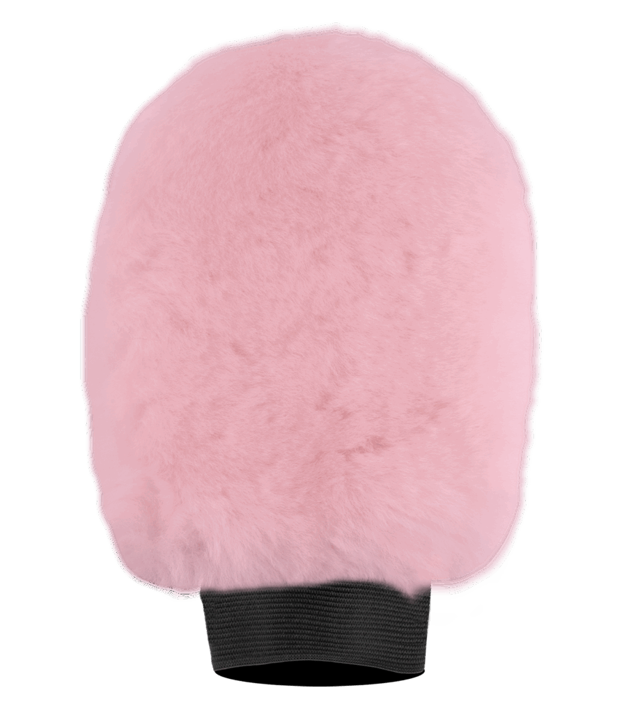 Lamsleren poetshandschoen lucky