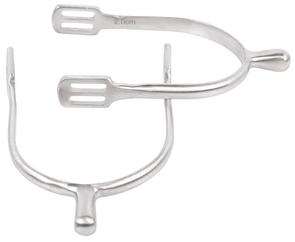 Sporen knop RVS geborsteld