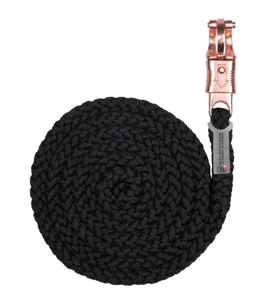 Glans halstertouw met paniekhaak