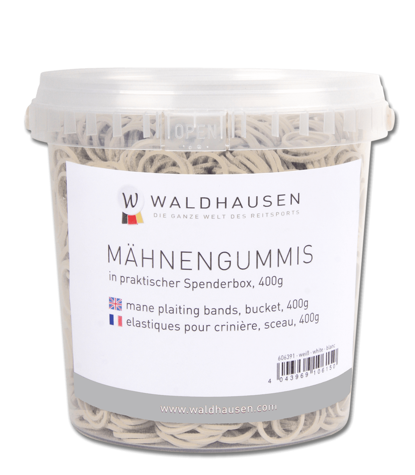 Vlechtelastiekjes, pot 400 g - Afbeelding 2
