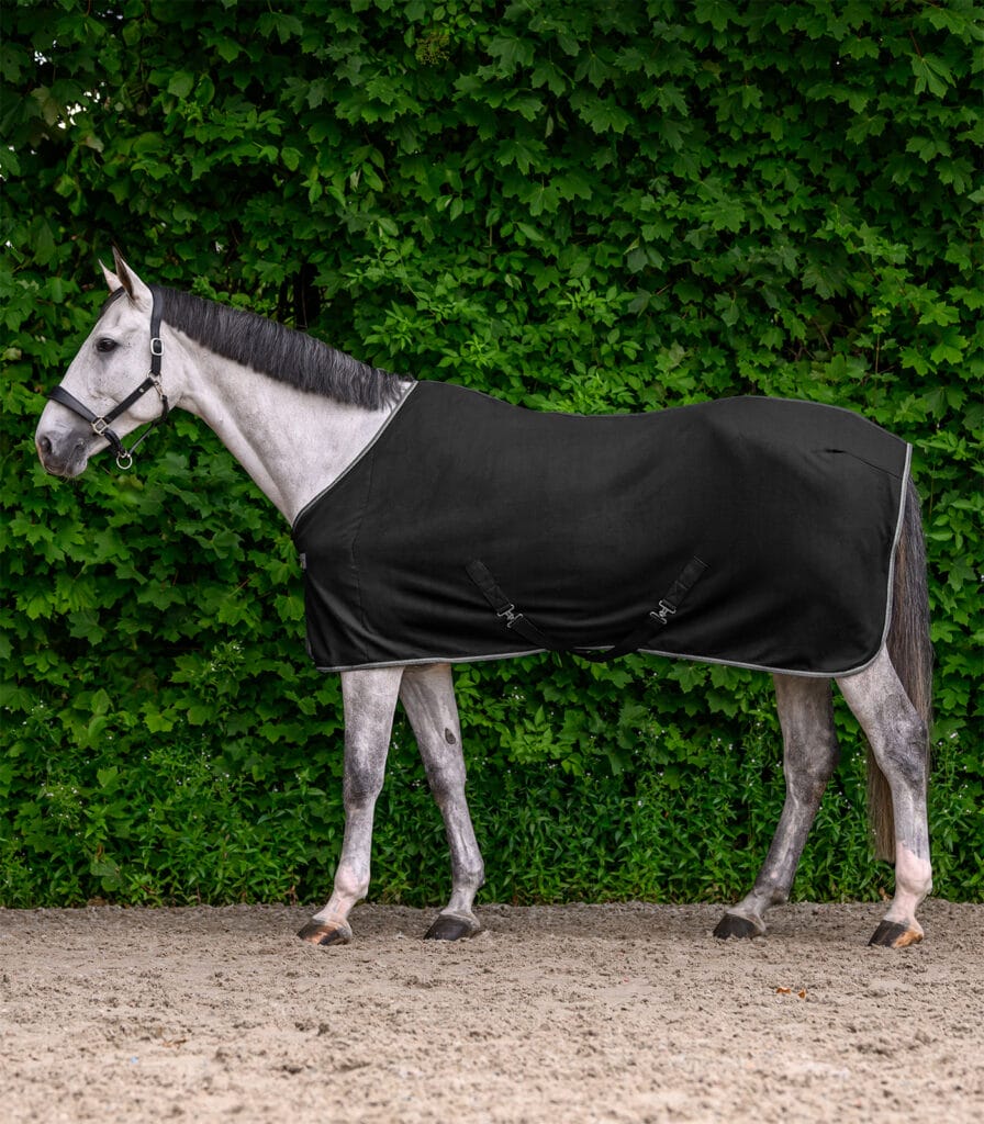 Economic fleece deken met kruissingels