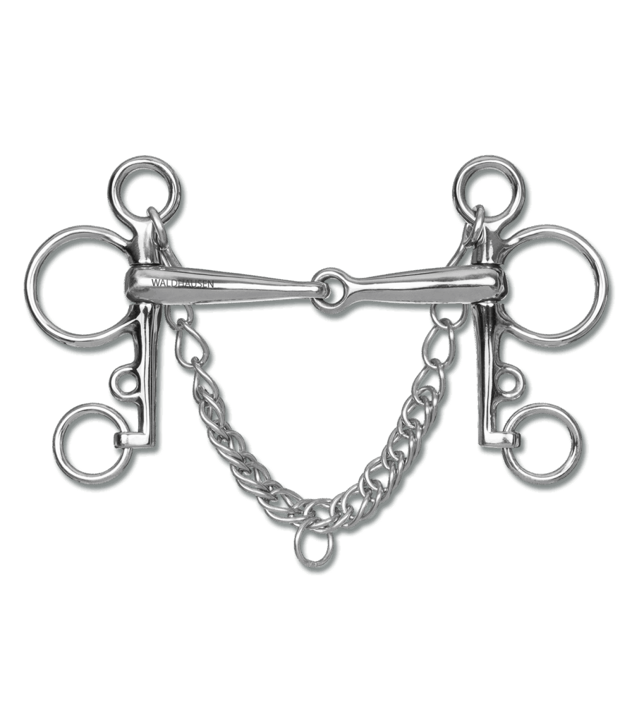 Pelham bit enkelgebroken