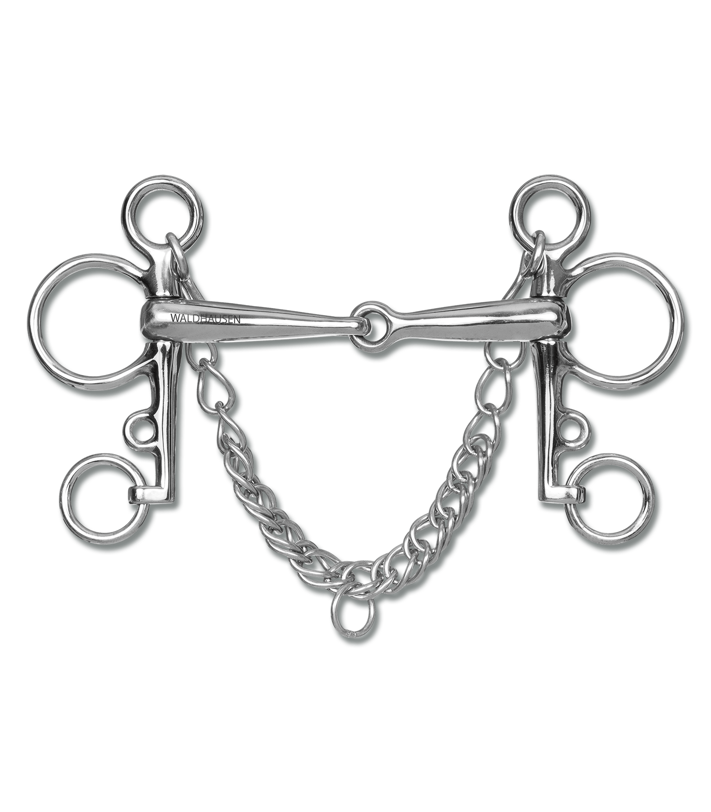 Pelham bit enkelgebroken