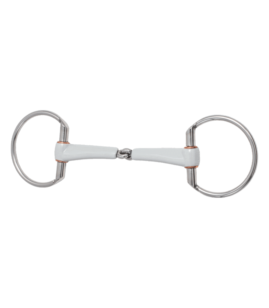 Beris eggbutt stangbit met enkelvoudige breuk