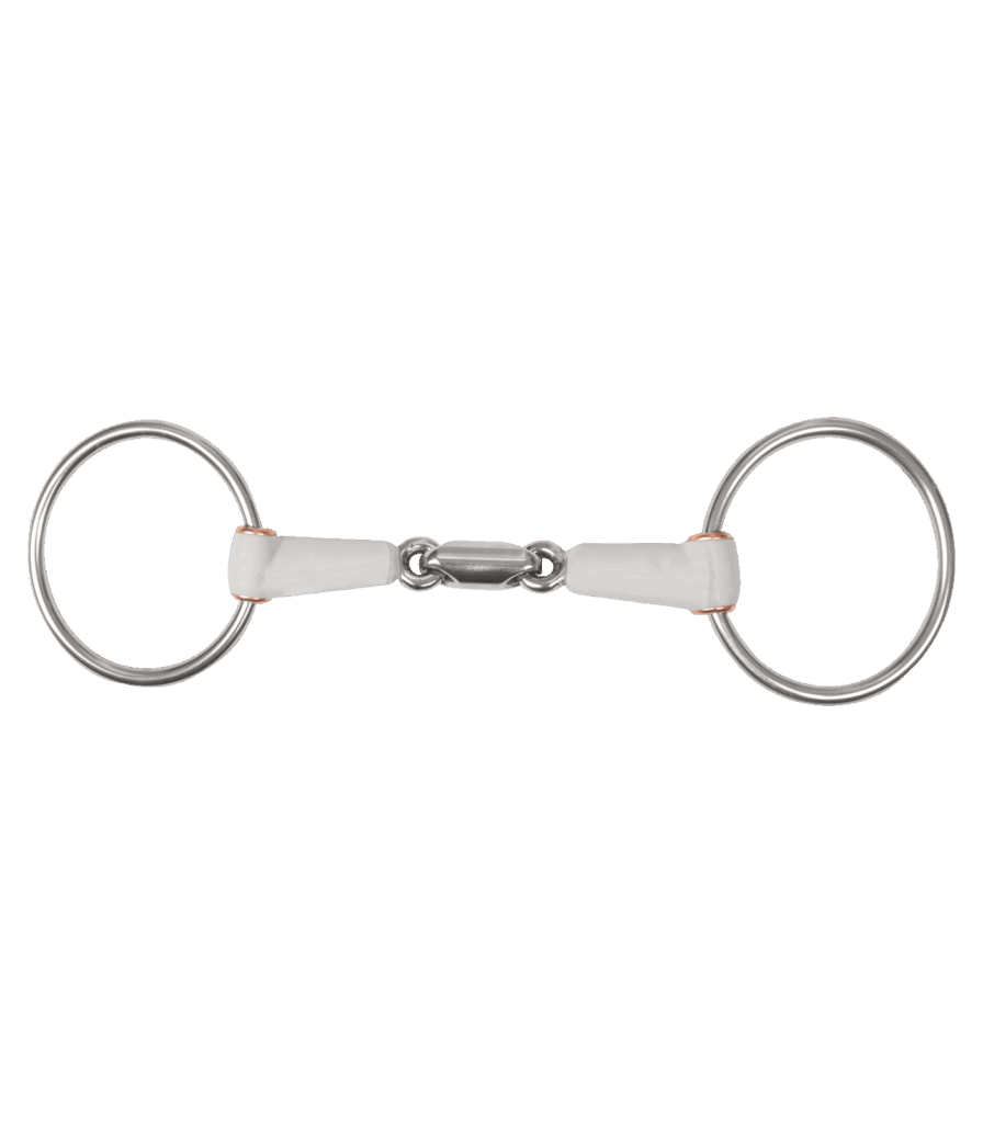 Dubbelgebroken bustrens bit, 7,5 cm ringen