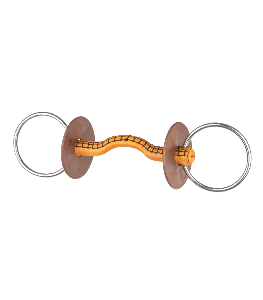Beris stangbit konnex leren stang, dunne tongboog, ring 7,5