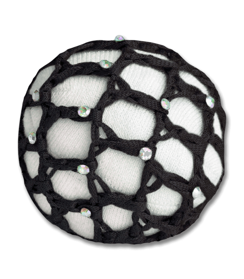 Haarnetje met strass steentjes set