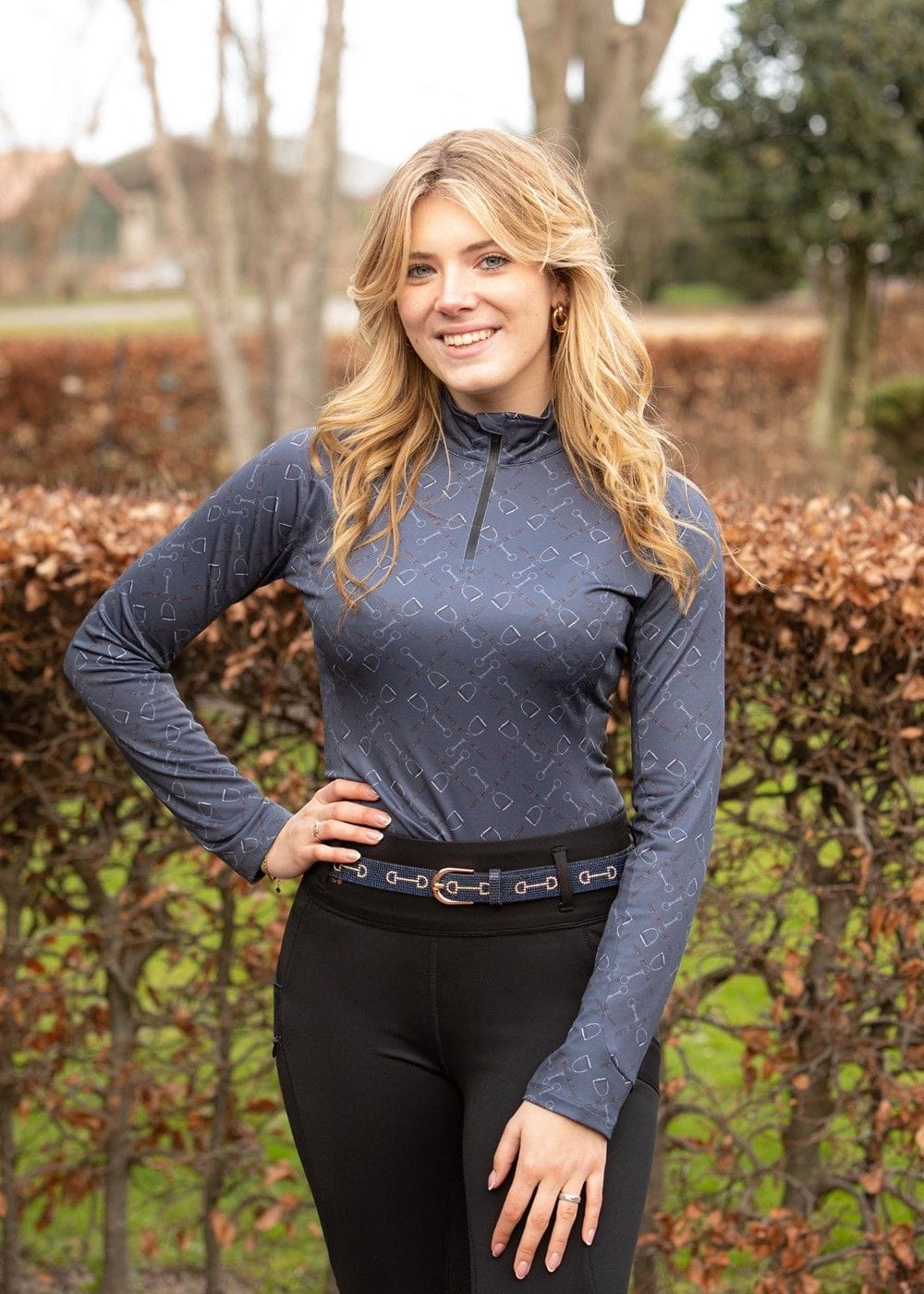 Shirt Denici Cavalli Indigo