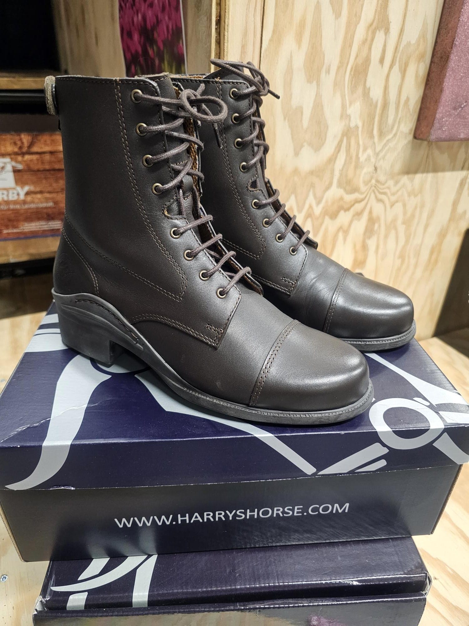 Lederen Jodhpur Rijschoenen HH