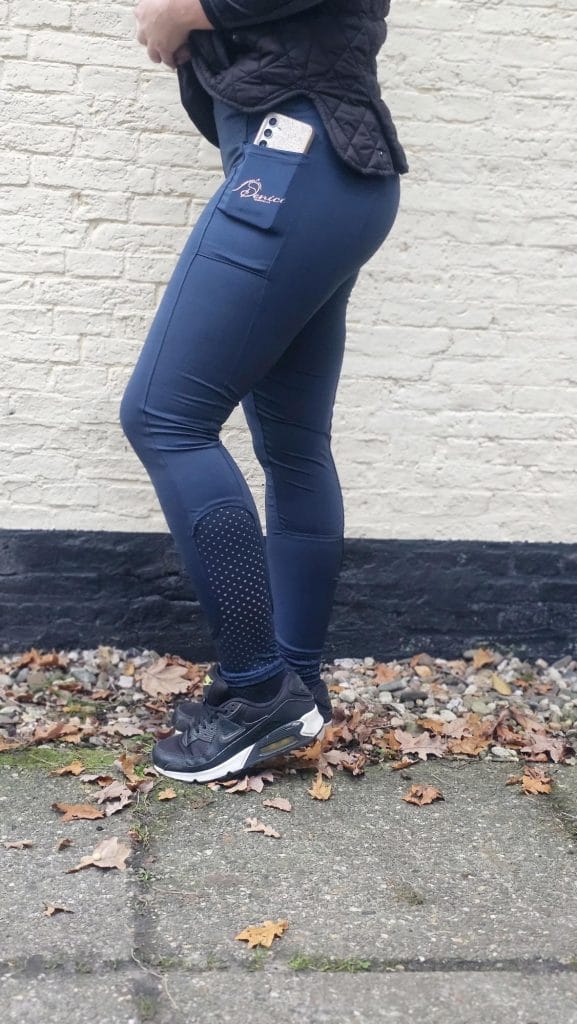 Rijbroek Equitights Denici Cavall Marron full grip